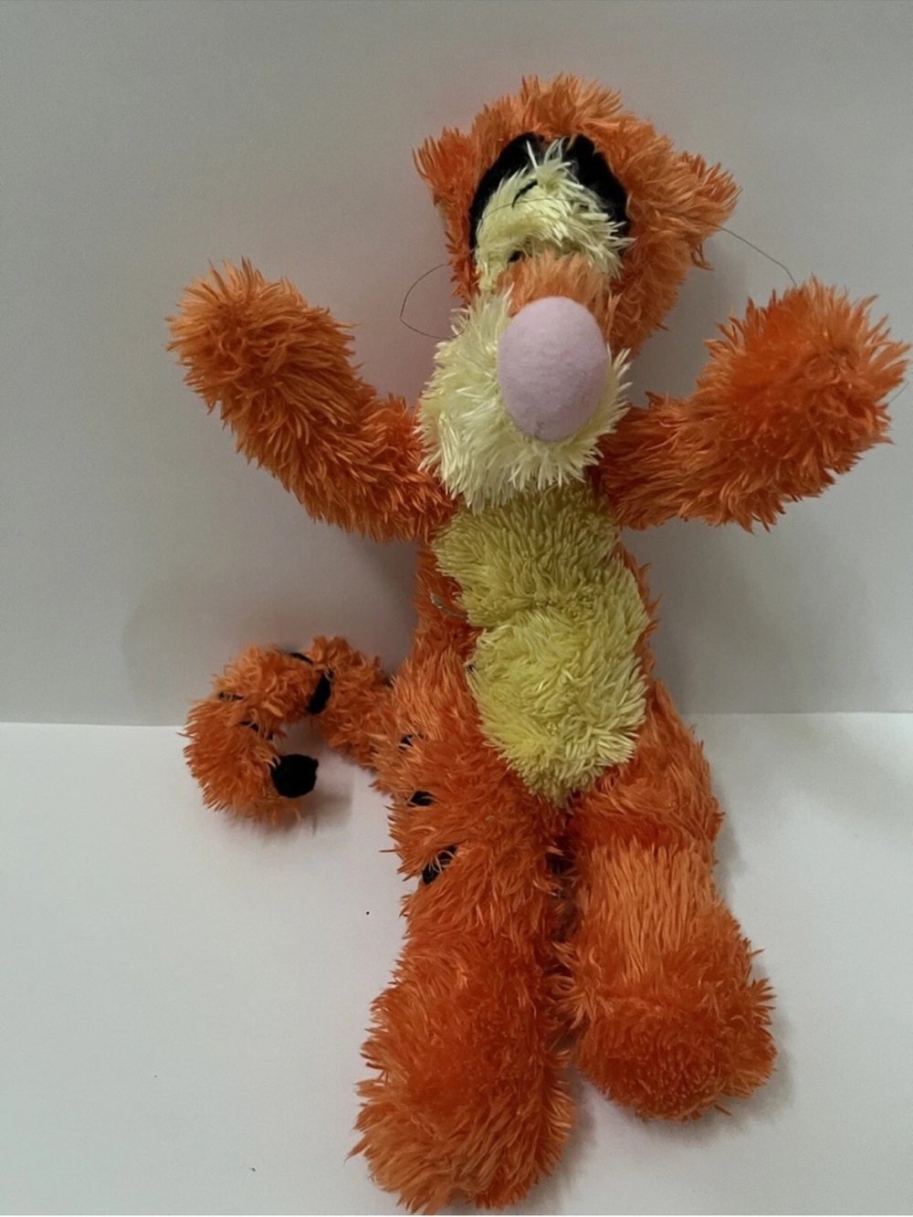 Disney Tigger Orange Yellow Plush Stuffed Animal